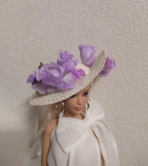 1/6 Scale Female Artificial Flower Straw Hat Model F 12″ PH TBL Action Figures