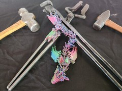 3D Printed Crystal Articulated Dragon | Home Office Desktop Fidget Toys Crystal