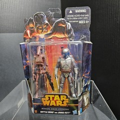 Star Wars Battle Droid & Jango Fett MS03 Mission Series Geonosis Sealed