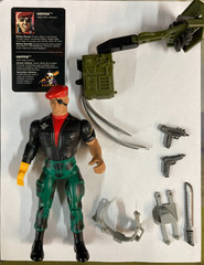 Vintage Rambo Force of Freedom Gripper Action Figure Coleco 1985