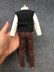 1/6 Custom Han Solo Star Wars ROTJ Harrison Ford Suit for body Action Figure
