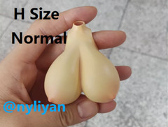 1/12 Replacement Female Big Huge Breast Cover Model For 6”Action Figure Body