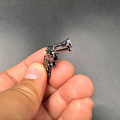 1/6 Scale Metal Revolver Colt Model for 12″ Figure Scene Accessories
