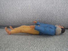 Madelman Spain 6″ action figure Pilot with Jacket & Pants 1970s incomplete
