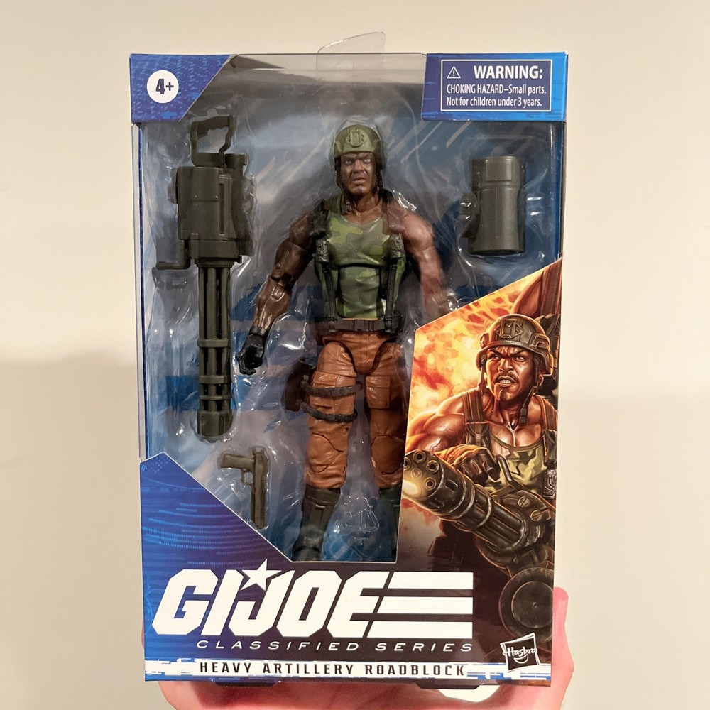 Hasbro G.I. Joe Classified Series Heavy Artillery Roadblock #28 Action Figure