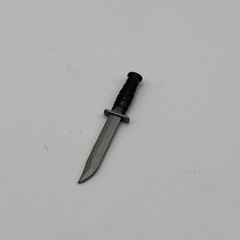 Valaverse Black Handle Knife Fodder 1/12 Scale Fodder Weapon Action Force