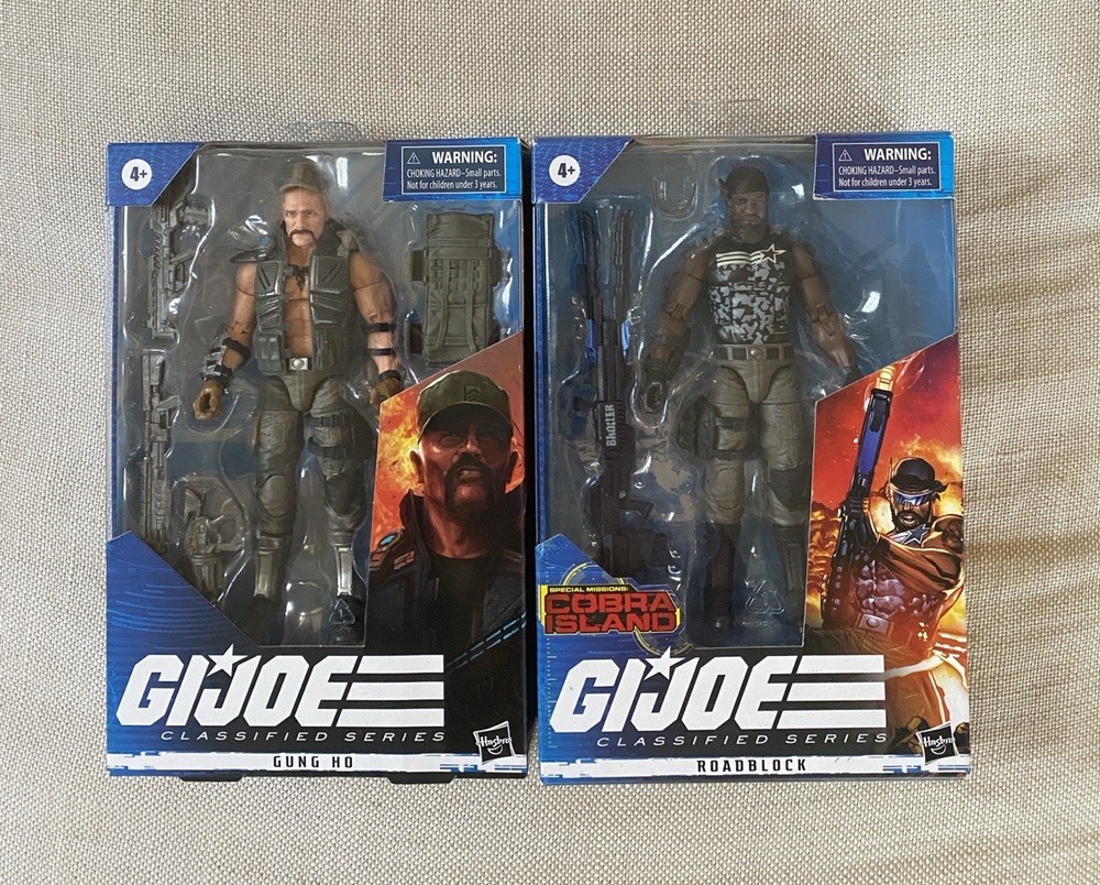 GI Joe Classified Series #7 Gung Ho & #11 Roadblock Lot New