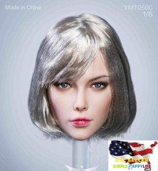 NEW 1/6 Female Head Sculpt for 12″ Female Figure PHICEN HOT TOYS YMT050C ❶USA❶