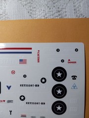 Mobat Tank Sticker Sheet, New Repro, Peel & Stick! Some Cut And Trim Required