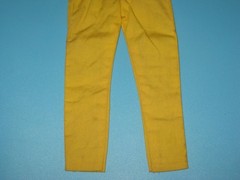 Vtg 1965 AC Gilbert UNCLE Yellow Jumpsuit+Black Helmet for 12″ Action Figure EUC