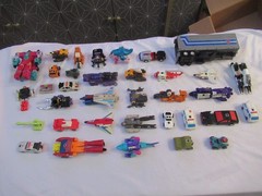 80s Transformers Lot Generation One G1 LOT OF 35 SOME FOR PARTS SOME GOOD