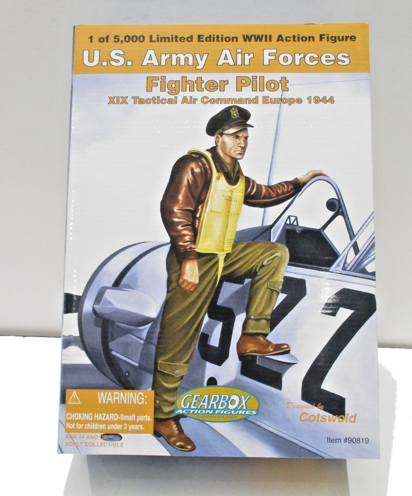 GEARBOX US ARMY AIR FORCES FIGHTER PILOT XIX TACTICAL AIR COMMAND EUROPE 1944