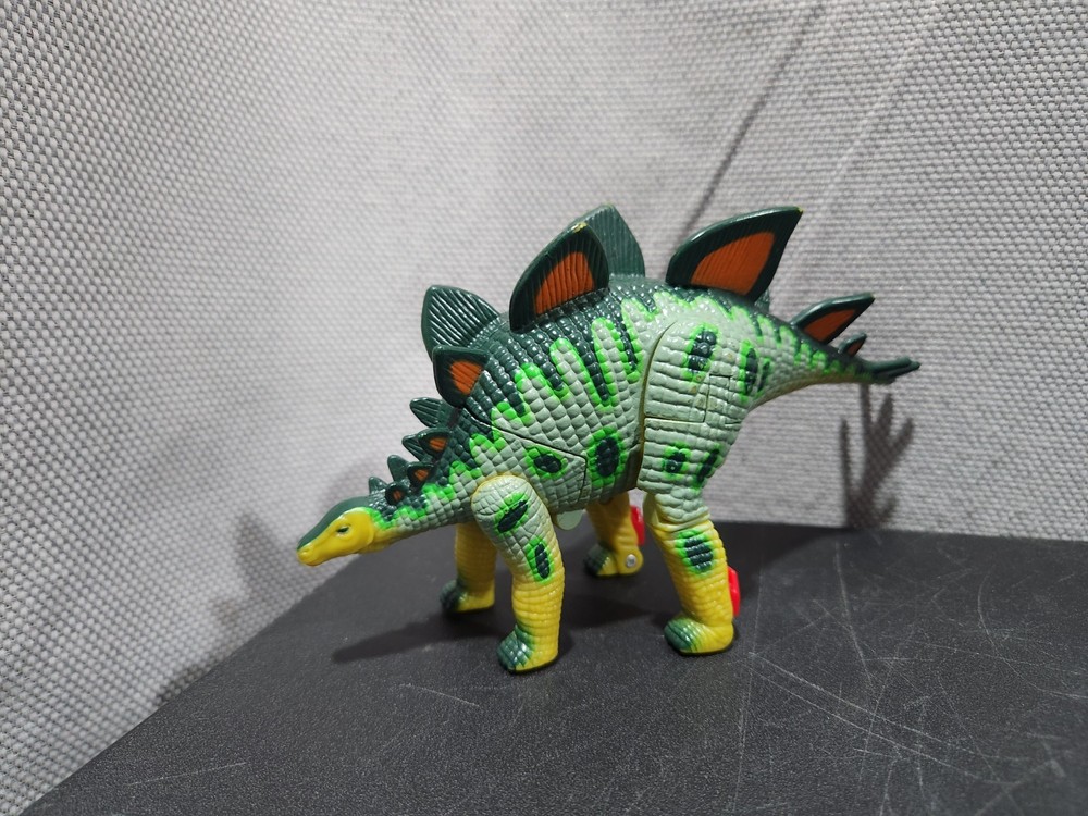 4″ STEGOSAURUS ANIMAL TOY ROBOT GREEN DINOSAUR TRANSFORMERS BOT