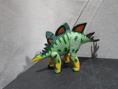 4″ STEGOSAURUS ANIMAL TOY ROBOT GREEN DINOSAUR TRANSFORMERS BOT