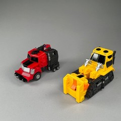 Hello Carbot Brayroad Bray Road Transformer Bulldozer Combiner Robot Figure Toy