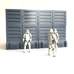 4xMimban Trench Panels/ Walls for 6 IN FIGURE DIORAMA