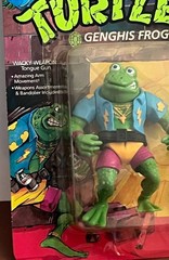 Teenage Mutant NInja Turtles TMNT GENGHIS FROG 1988 Playmates MOC SEE DESCRIPT.