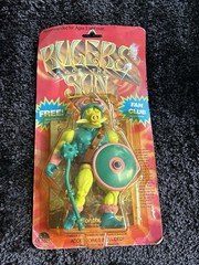 Olmec Rulers of the Sun Pig-Head Pig Action Figure Shield Mace Comic 1985