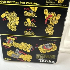 Super Go Bots Defendor Friendly Robot Tank Vintage 1984 Action Figure Tonka Box