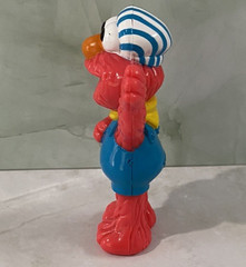 Sesame Street Elmo Train Conductor Figure Remote Control Railroad Vintage Toy 3″
