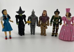 Vintage Wizard of Oz Action Figures Set 1988 MGM/UA Turner Dorothy Scarecrow