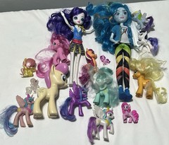 My Little Pony Hasbro Ponies Brushables Equestria Girls Lot Of 60+ MLP