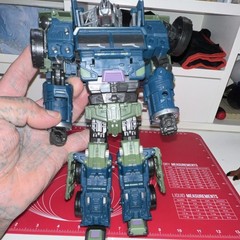 Hasbro Transformers Megatron Decepticon Transforming Rhino Figure 9in Blue Green