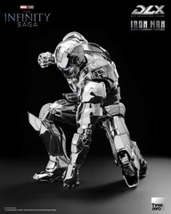 Threezero – Marvel: The Infinity Saga – DLX – Iron Man Mark 2 (Chrome Edition) A