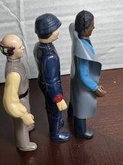 VINTAGE KENNER STAR WARS HK 1980 LANDO LOBOT BESPIN GUARD 3 FIGURES LOT COMPLETE