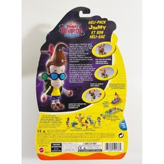 Mattel Jimmy Neutron Action Figure Kids OS Yellow Heli-Pack Boy Genius Vintage