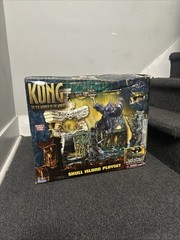 King Kong 8th Wonder of the World Skull Island Playset. New Rare! (BOX HAS WEAR