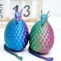 2PCS/Set 3D Printed Dragon Egg Model,Articulated Animals figure,Toys Home Decor