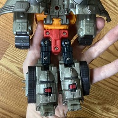 Transformers Titanium Grimlock w/Base 6 Inch Cybertron Heroes War Within