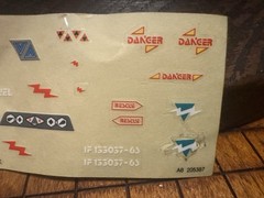 Original VTG 1986 COLECO INDUSTRIES INC Sticker Sheet Card • STARCOM GI JOE