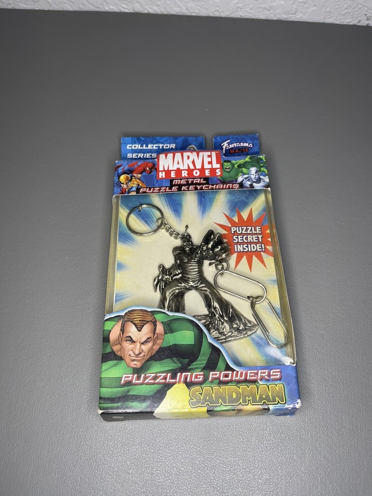 2007 MARVEL HEROES. METAL PUZZLE KEYCHAIN. SANDMAN.