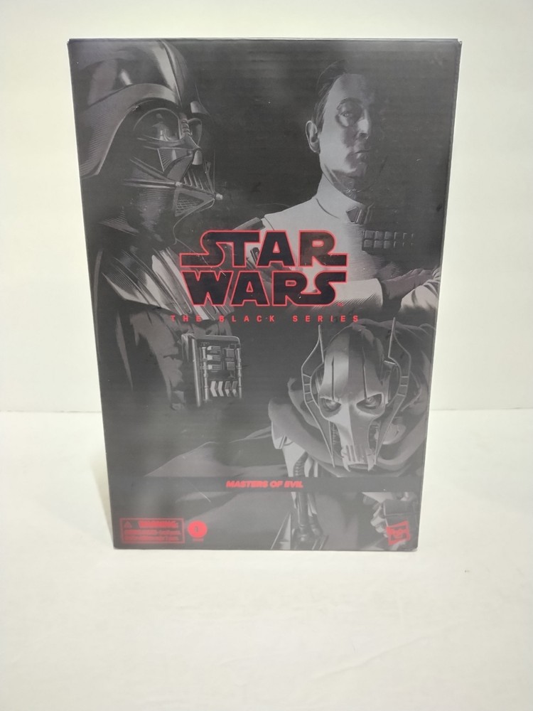 Star Wars Black Series Masters Of Evil 3 Pack Thrawn Vader Grievous Figures