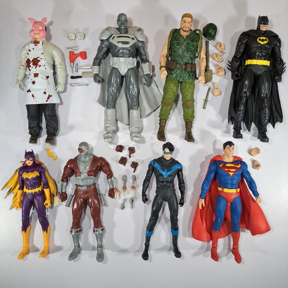 DC Multiverse Lot Platinum Professor Pyg Deadshot Steel Batgirl Nightwing