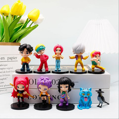 10PCS Demon Hunters Action Figure PVC Toy K Christmas Birthday Gift