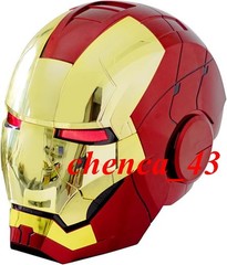 US Ship!!! Iron Man 1:1 MK5 Deformable Voice Control Wearable Helmet Boxed Gift