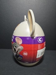 CHUCK E. CHEESE Mystery Surprise Egg Collectible ~ 10 Items Inside w/ E Ticket