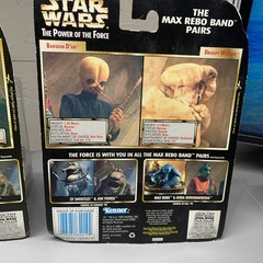 Free Shipping==Star War =Max Rebo Band Pairs + Set of 3 = POTF = NEW & SEALED