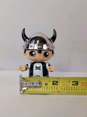 Bonkers Toy Ryan’s World 3″ Viking Ryan Black Suit Silver Helmet Action Figure