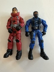 Vintage Lot Of 10 Lanard The Corps 4” Posable Military Action Figures Pre-Owned
