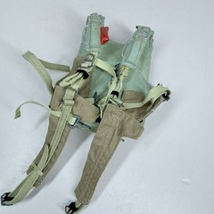 1/6 scale GI Joe Action Figure Rubber Military Parachute Backpack 12” Figure