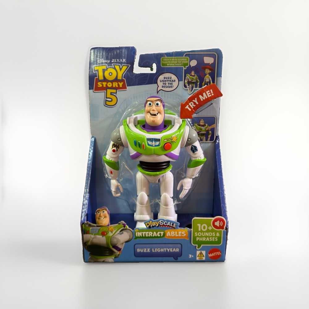 Toy Story 5 Playscale Interactables Buzz Lightyear 7-Inch Talking Figure