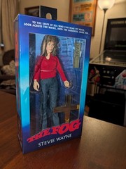 🔥NECA The Fog 8″ Stevie Wayne Figure, Enamel pin set, & 45 vinyl – BRAND NEW!