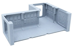 Spaceship Interior Room Diorama 1:12 1:18 3D Printed Terrain 6 or 4 Inch Figures
