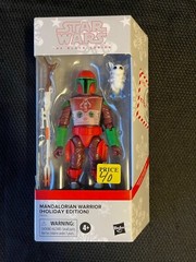 ❄️Mandalorian Warrior ❄️Holiday Edition🎄Star Wars NOT MINT SEE PICS 2021 Target