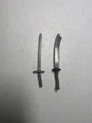 Snake Eyes Clear Gray Sword Vintage Hasbro G.I. GI Joe ARAH 1994 Part Lot