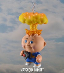 GPK Adam Bomb Christmas Ornament Garbage Pail Kids Figure Adorno Blasted Billy